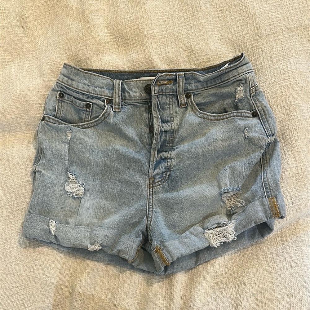 Eunina Distressed Denim Women Shorts